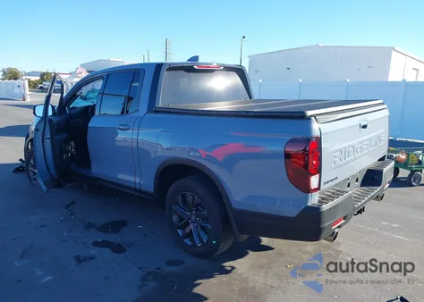 2024 Honda Ridgeline Sport from USA, damaged, VIN 5FPYK3F1XRB009308